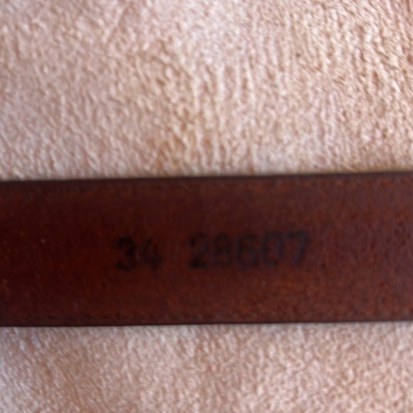 Leegin quality leather and solid brass belt Will last for years to come! size 34 - Picture 5 of 7